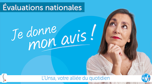 Visuel action/enquête évaluations nationales Rentrée 2025