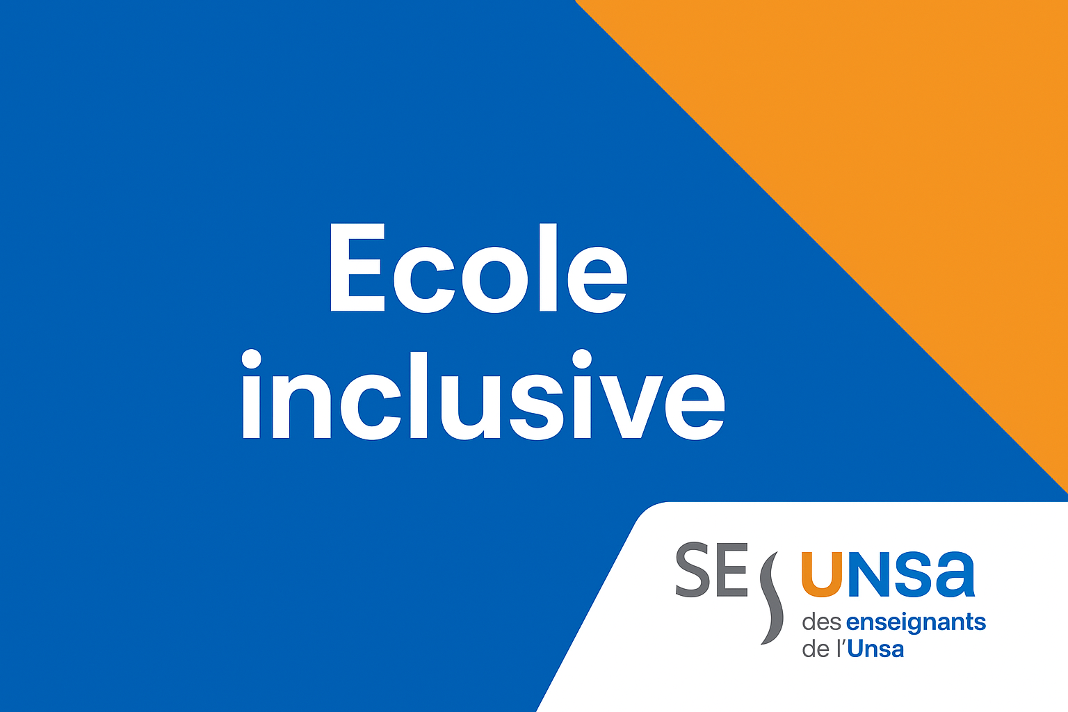 Ecole inclusive: des difficultés majeures qui demandent des réponses collectives!