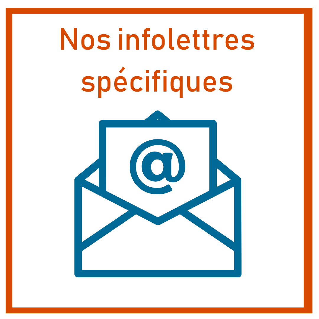 enveloppe avec un arobase pour s'abonner à nos infolettres