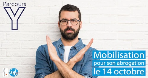 Visuel mobilisation PLP contre parcours Y_14102025