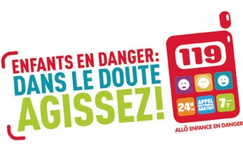 Logo Enfants en danger : dans le doute, agissez ! Allô enfance en danger 119