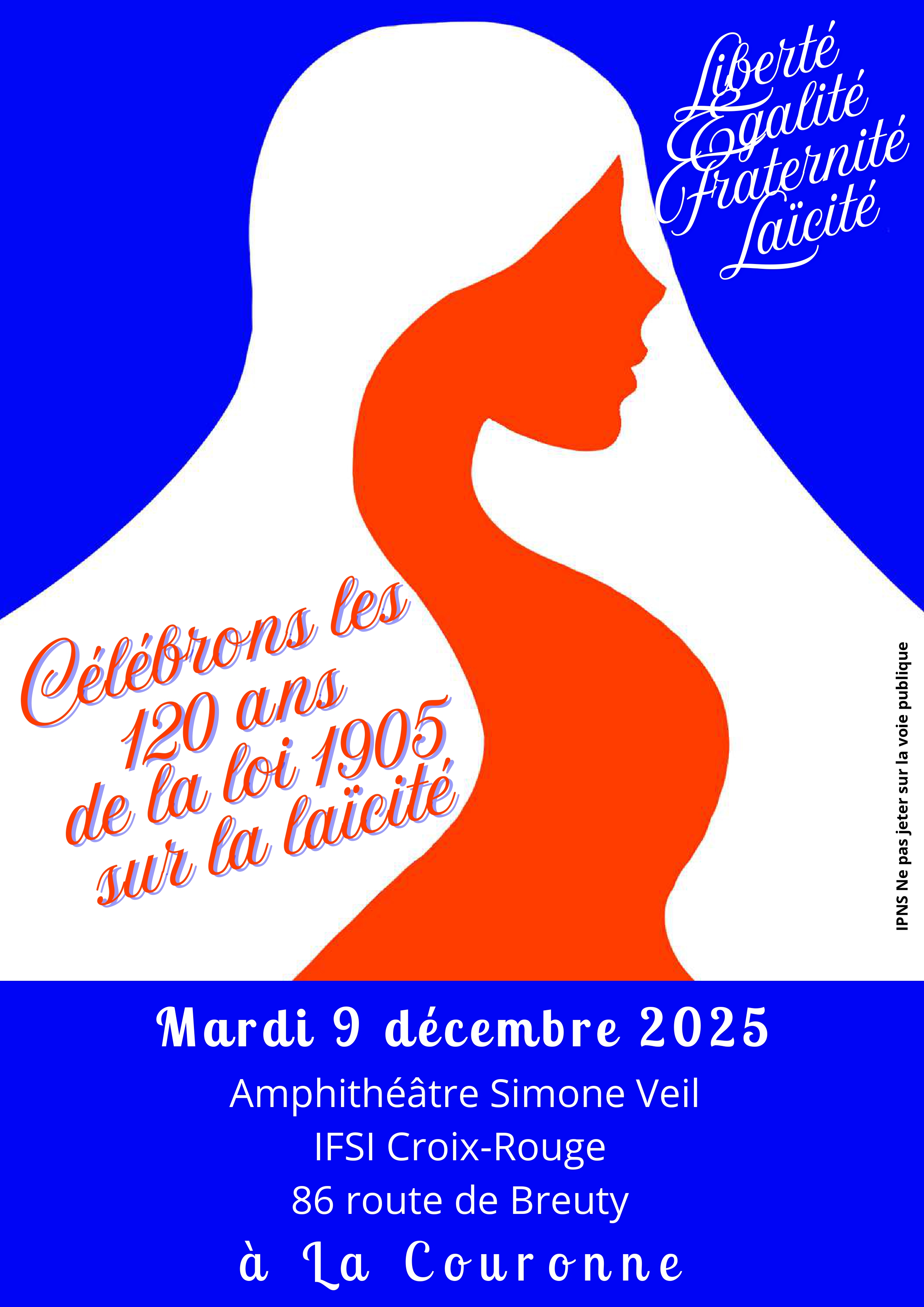 1905 – 2025 : le 9 décembre, fêtons 120 ans de Laïcité !