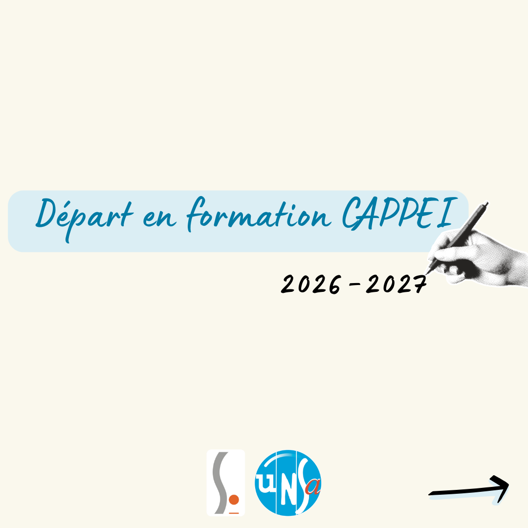 Départ en formation CAPPEI – 1er degré – Nord