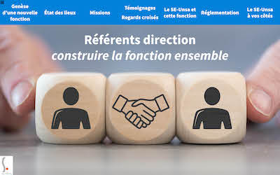 couverture de la publication "Référent direction : construire la fonction ensemble" (juin 2022)