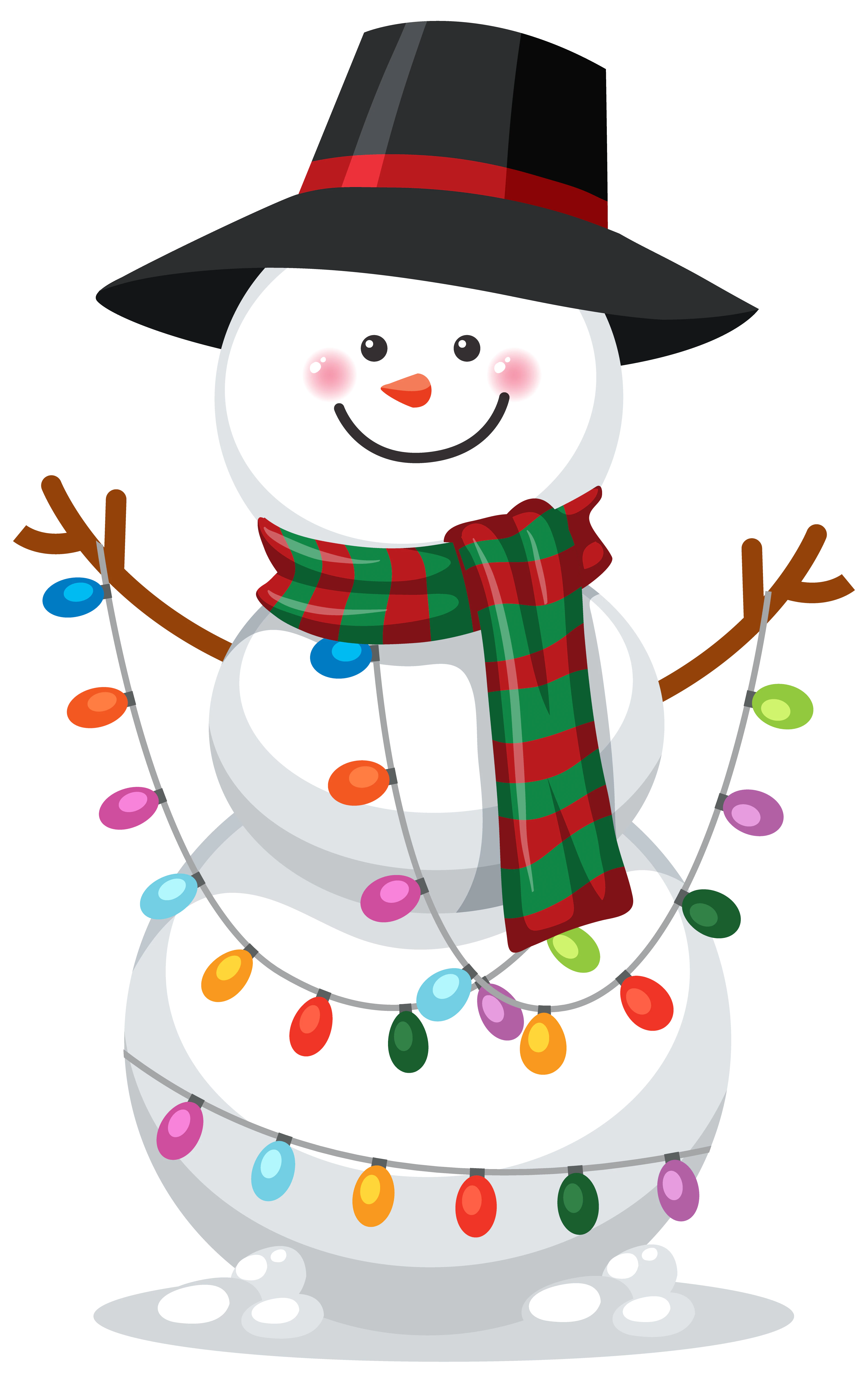 bonhomme de neige et froid en Bretagne