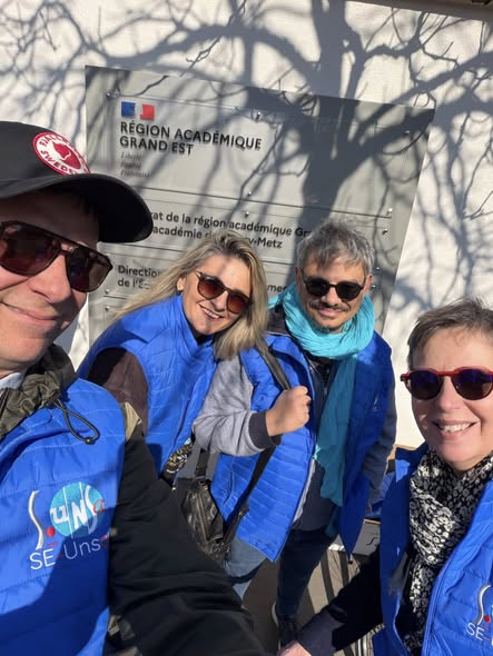 Mobilisation Rectorat SE-UNSA Nancy Metz