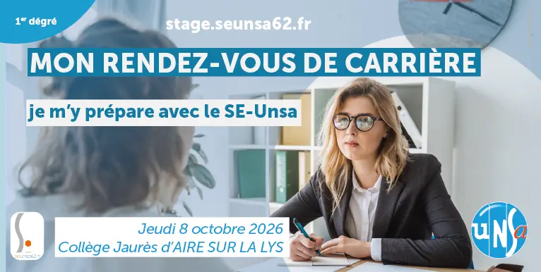Visuel stage du 62 sur le rendez vous de carrière 2026