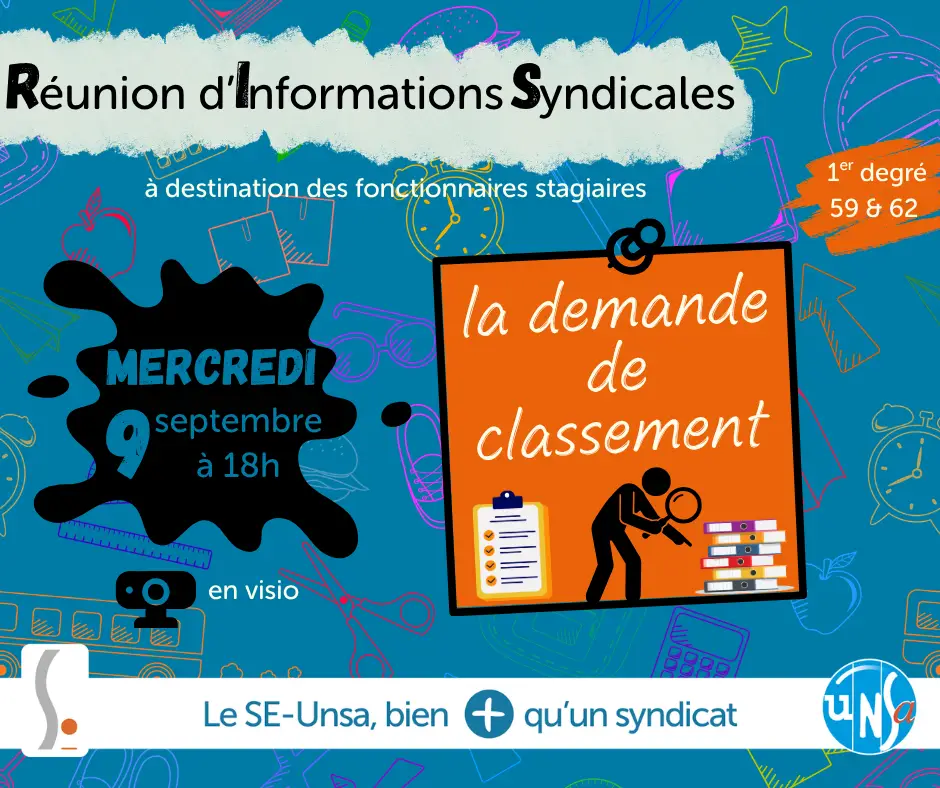 Visuel RIS reclassement du 9 septembre 2026
