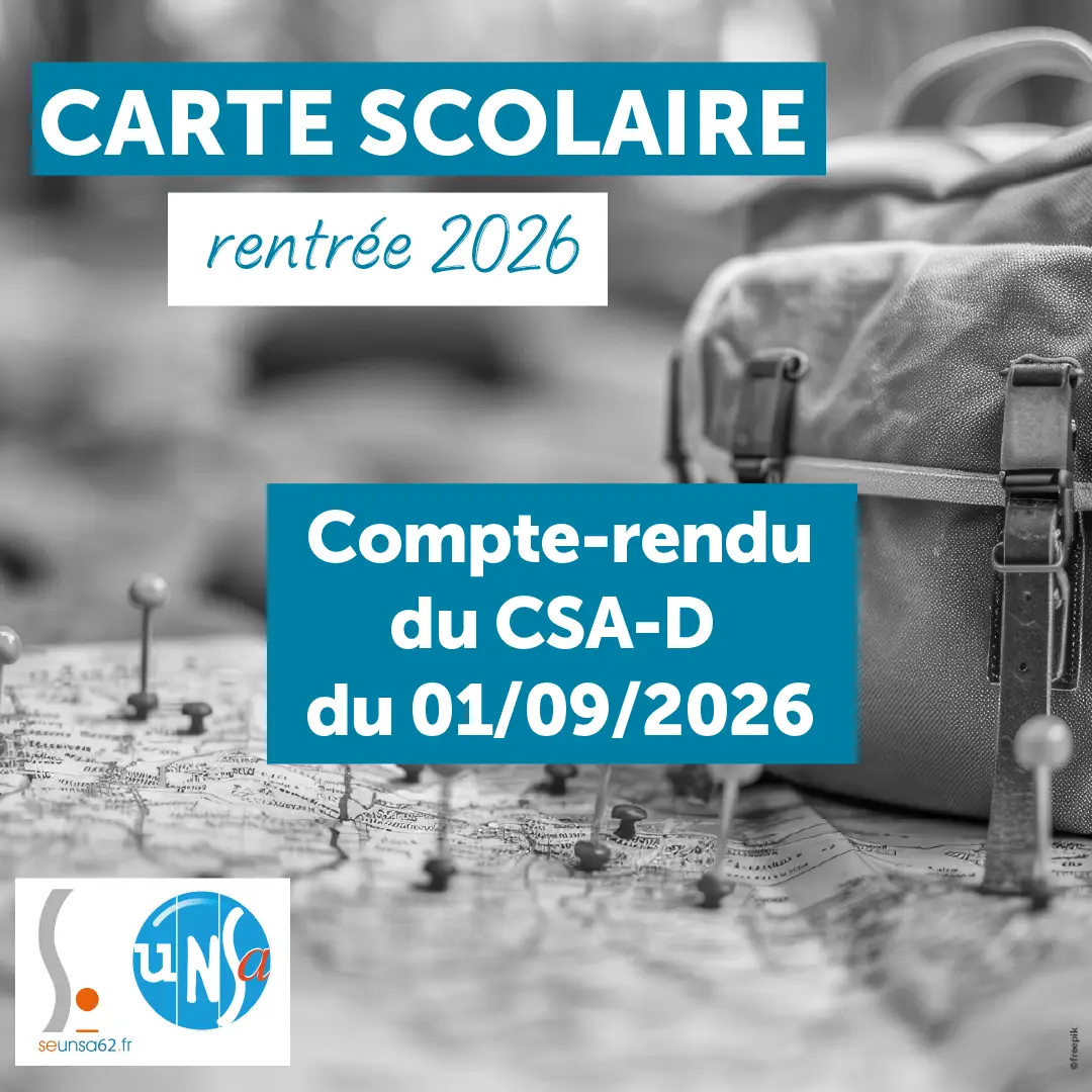 visuel de la carte scolaire de rentrée 2026