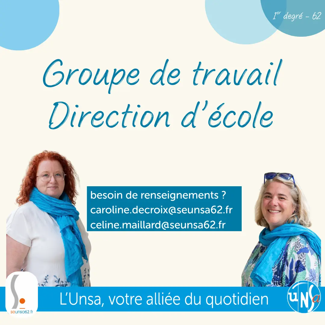 [1D62] Groupe de travail Direction d’école (GDDE)