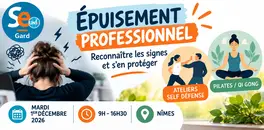 [30] Prévenir l’épuisement professionnel : participez au stage du SE-Unsa du Gard